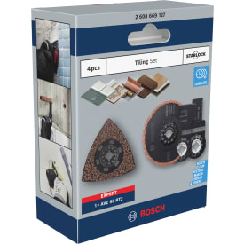Bosch Starlock savklingesæt til mørtel og fliseklæber, 4 dele