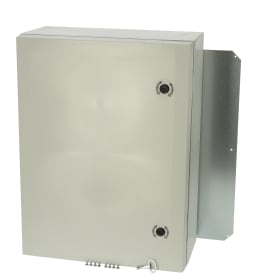 Arca Vægskab PC 700x500x300 m/gråt låg 2 låse hængsel