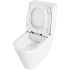 Lavabo Forma toalett, back-to-wall, uten skyllekant, hvit