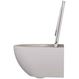 Lavabo Comoda vägghängd toalett, utan spolkant, matt grå