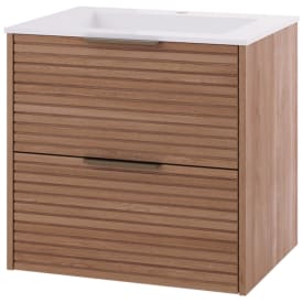 Linn Bad Silje servantskap, 2 skuffer, 60x45,7x57 cm, eik