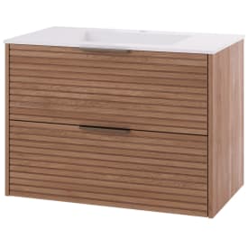 Linn Bad Silje servantskap, 2 skuffer, 80x45,7x57 cm, eik