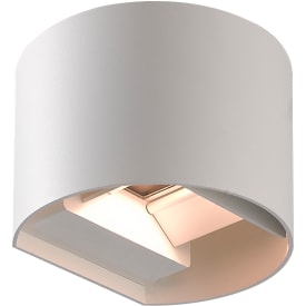 Bonito udendørs væglampe 2x5W 3000K IP65 dæmpbar, hvid
