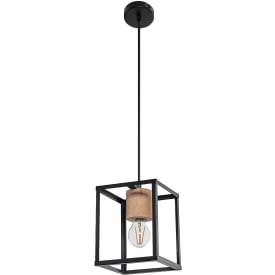 OSRAM DECOR Nairobi Pendant E27 1200mm træ/sort