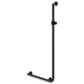 Hewi 900 L støttegreb/brusestang, 60x125 cm, venstre, mat sort