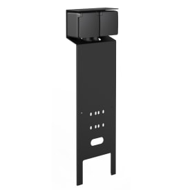 Hydro stikkontaktsøjle inkl. 2 påmonterede stikkontakter, sort