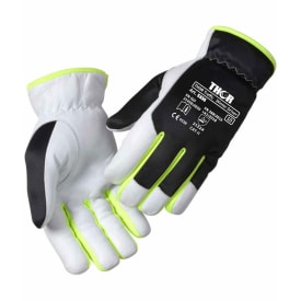 Thor 5336 Driver vinter handsker, Hvid/Sort, 10