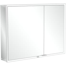 Villeroy & Boch My View Now utenpåliggende speilskap, med belysning, 100x75x16,8 cm