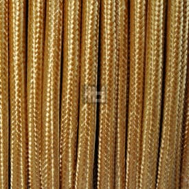 25 meter Stofledning 2x0,75 guld, S25