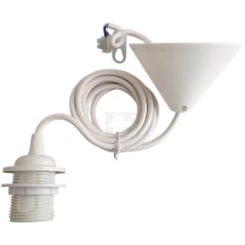 Pendelophæng E27 1,5M hvid