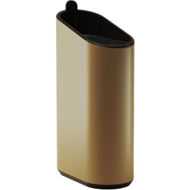 2 st Cosmic Flat papperskorg, 2,5 liter, matt guld