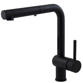 Nicobelli Paffoni Light køkkenarmatur, udtrækstud, mat sort