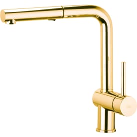 Nicobelli Paffoni Light køkkenarmatur, udtrækstud, messing