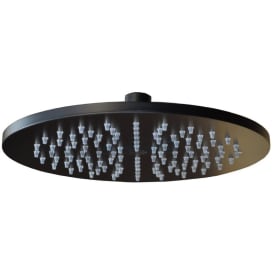 Nicobelli Paffoni brusehoved, Ø22,5 cm, mat sort