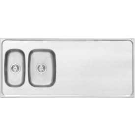 Contura Classic G 1420 stålbord, 142x61 cm, rustfritt stål