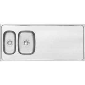 Contura Classic G 1400 stålbord, 140x63,5 cm, rustfritt stål