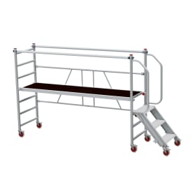 JUMBO foldestillads 250SKT med trappe, 250 x 74 cm