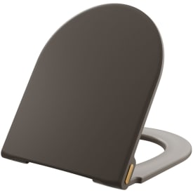 Pressalit Style D2 toiletsæde, soft close, aftagelig, grå