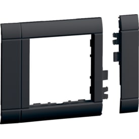 5 stk Ecoline ramme 80mm RAL 9011, uden skriftfelt