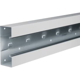 2 meter Installationskanalbund BRS65170 i stål 68x170mm RAL 9016