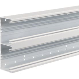 6 meter Installationskanalbund BRA65210D i aluminium 68x210mm RAL 9016