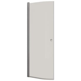 Dansani Match dusjdør, modell E, 82 cm, klart glass, krom profil