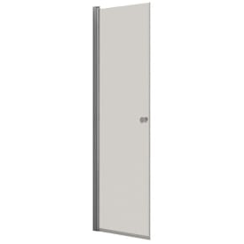 Dansani Match duschdörr, modell A, 67 cm, klart glas, krom profil