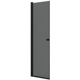 Dansani Match dusjdør, modell A, 67 cm, tonet glass, sort profil