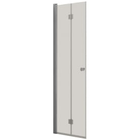 Dansani Match duschdörr, modell B, 67 cm, klart glas, krom profil