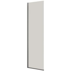 Dansani Match duschvägg, modell D, 47 cm, klart glas, krom profil