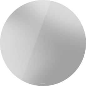 Duravit D-Neo speil med lys, Ø90 cm, høyglans hvit