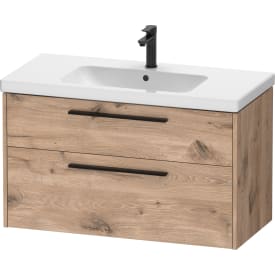 Duravit D-Code servantskap, 98,4x46 cm, eik