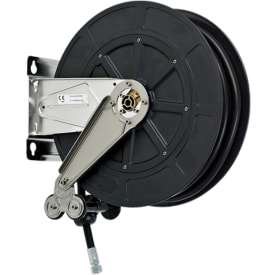 Foma Slangetrommel, rustfri, med 18 meter slange