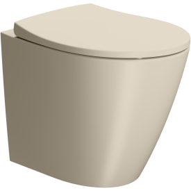 GSI Modo toilet, back-to-wall, uden skyllekant, beige