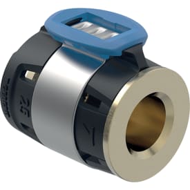 10 stk FLOWFIT endeprop 25mm t/rør blyfri siliciumbronze