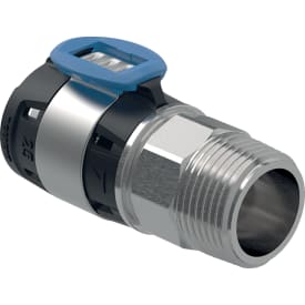 FLOWFIT overgang 40mmx1 1/4 np CrNiMo-stål sort