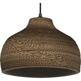 OSRAM DECOR Cardboard Hat Pendant 1XE27 brun