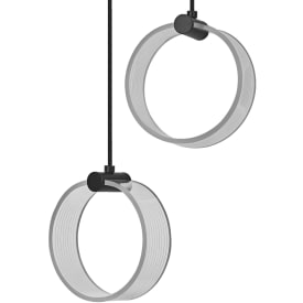 OSRAM DECOR Circle Pendant Click CCT 1600lm 2X5W transparent
