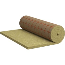 Rockwool Prolit Lamella Mat lamelmåtte med papirbane, 20 mm isoleringstykkelse, 10x1 meter