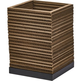 OSRAM DECOR Cardboard Square Table 1XE27 brun