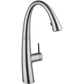 KWC Zoe køkkenarmatur, udtrækstud, decor stål