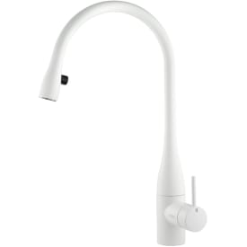 KWC Eve køkkenarmatur, udtrækstud, mat hvid