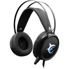 White Shark Margay gamingheadset, svart