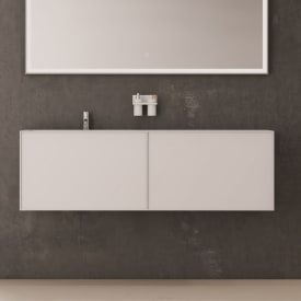 Copenhagen Bath Nexø 160 møbelpakke, venstre, 160x40 cm, hvit matt