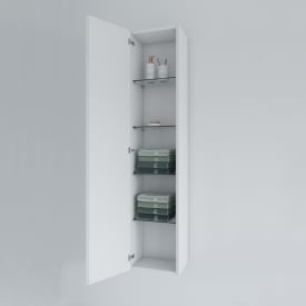 Copenhagen Bath SQ2 36 høyskap, vendbar, 145x36x23 cm, hvit matt