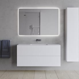 Copenhagen Bath SQ2 120 møbelpakke, dobbel, 120x45x60 cm, hvit matt