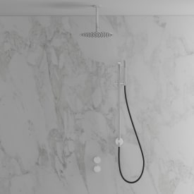 Scandtap Harmonized 5z duschset, polerad stål