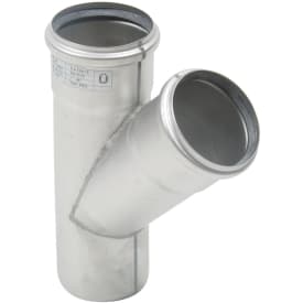 75 x 75 mm x 45° Grenrør syrefast AISI316L/EN1.4404 BLÜCHER