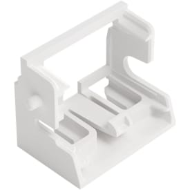 10 stk Fastgørelsesadap.10-leder stik 4mm² til side skruemontering hvid