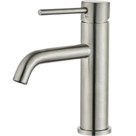 Zen Sanitary Slimline tvättställsblandare, borstat rostfritt stål